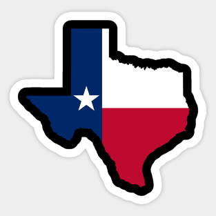 Texas State Flag Sticker